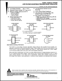 Click here to download TLV431ACDBVRE4 Datasheet