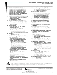 Click here to download TMS320LF2402PGEA Datasheet