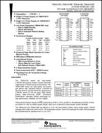 Click here to download TMS44100P Datasheet