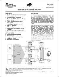 Click here to download TPA6120A2DWP Datasheet