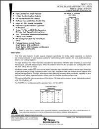 Click here to download 74ACT11373NSR Datasheet