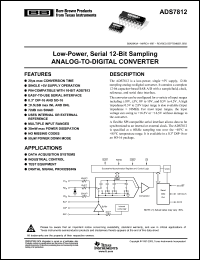 Click here to download ADS7812UB/1KE4 Datasheet