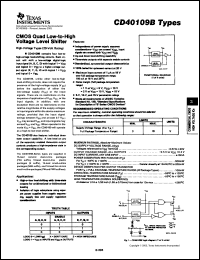 Click here to download CD40109BPWE4 Datasheet