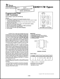 Click here to download CD40117BM Datasheet