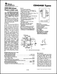 Click here to download CD4046BPWE4 Datasheet