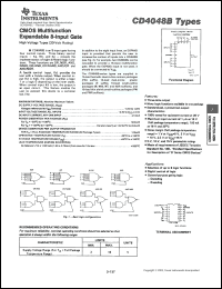 Click here to download CD4048BPWE4 Datasheet