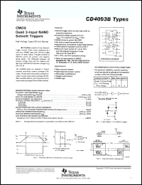 Click here to download CD4093BM96G4 Datasheet