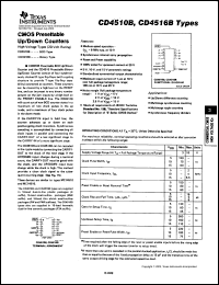 Click here to download CD4516BEE4 Datasheet