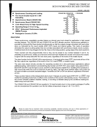 Click here to download CD54HC162 Datasheet