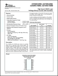 Click here to download CD74HC4060PWRE4 Datasheet