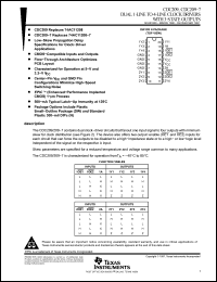 Click here to download CDC209-7DWR Datasheet