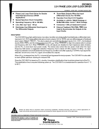 Click here to download CDCV857AGQLR Datasheet