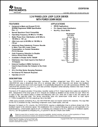 Click here to download CDCVF2510APWR Datasheet