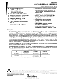 Click here to download CDCVF857RHAT Datasheet