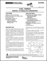 Click here to download DAC904E/2K5G4 Datasheet