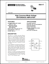 Click here to download INA117BM-3 Datasheet