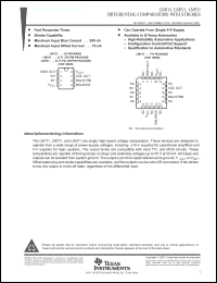Click here to download LM311DRG4 Datasheet