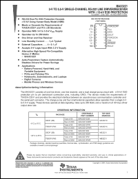 Click here to download MAX3221CPWG4 Datasheet