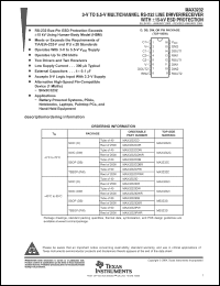 Click here to download MAX3232CPWRE4 Datasheet