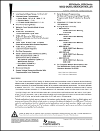 Click here to download MSP430F437IPNR Datasheet