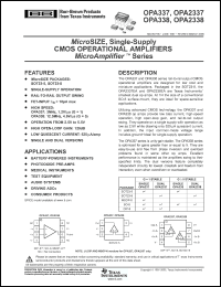 Click here to download OPA338NA/3KG4 Datasheet