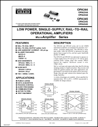 Click here to download OPA344UAG4 Datasheet