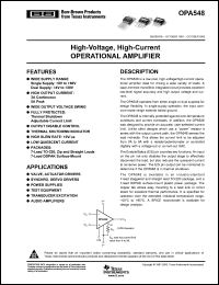 Click here to download OPA548FKTWTG3 Datasheet