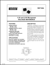 Click here to download REF1004-1.2 Datasheet