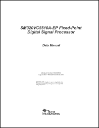 Click here to download SM320VC5510A-EP Datasheet