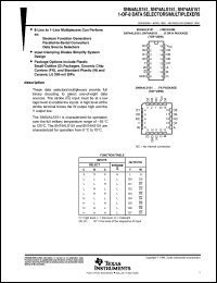 Click here to download SN74AS151NSRE4 Datasheet