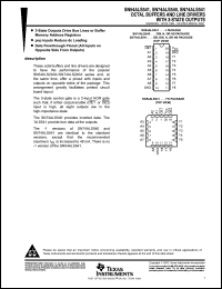 Click here to download SN74ALS541-1NSR Datasheet