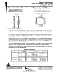 Click here to download SN74BCT573DWRE4 Datasheet