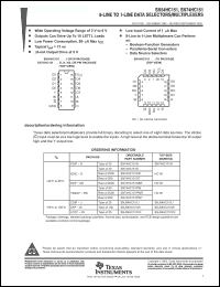 Click here to download SN74HC151DRG4 Datasheet