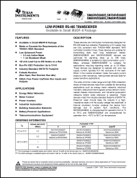 Click here to download SN65HVD3088EDR Datasheet