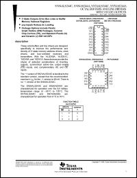 Click here to download SN74ALS244CNSRE4 Datasheet