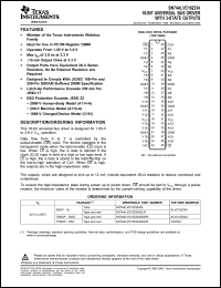 Click here to download 74ALVC162334DGVRE4 Datasheet