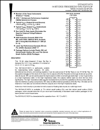 Click here to download SN74ALVC16374DLR Datasheet