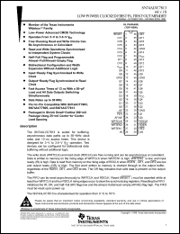 Click here to download SN74ALVC7813-20 Datasheet