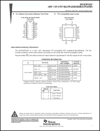 Click here to download SN74CBT3257DE4 Datasheet