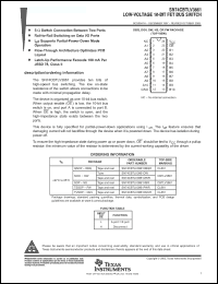 Click here to download 74CBTLV3861DWRE4 Datasheet