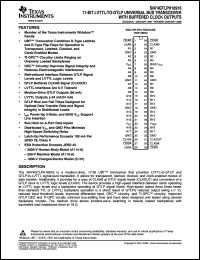 Click here to download 74GTLPH16916VRE4 Datasheet