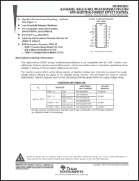 Click here to download SN74HC4851NE4 Datasheet