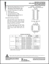 Click here to download SN74HC540PWT Datasheet