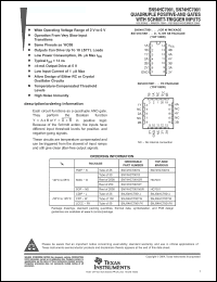 Click here to download SN74HC7001DT Datasheet