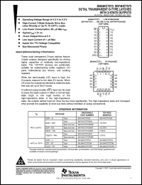 Click here to download SN74HCT573DWRG4 Datasheet