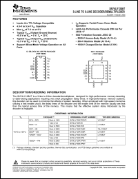 Click here to download SN74LV138ATPWT Datasheet