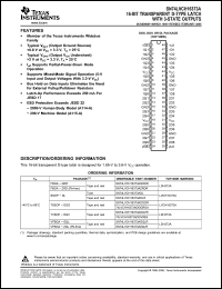 Click here to download SN74LVCH16373AZQLR Datasheet