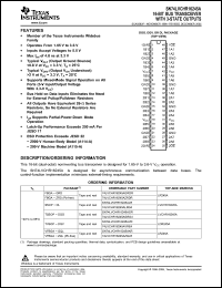 Click here to download 74LVCHR16245AGRG4 Datasheet