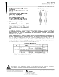 Click here to download SN74TVC3010DGVRE4 Datasheet