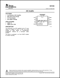 Click here to download SN761663DGK Datasheet